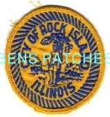 ILLINOIS,ROCK ISLAND CITY PATCH 1_wm